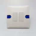 Electrical Wall Light Switch 2 Gang 1 Way